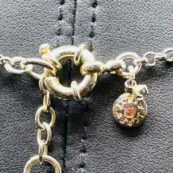 J Crew Lotus Design Rhinestone Necklace - Picture 4 of 4